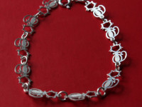 silver 925 jewelly(bracelet, anklet, neckles, earing)