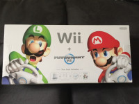 Nintendo Wii + Wii Wheel $30