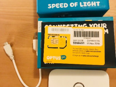 ほぼ新品 Optus Wifiルーター