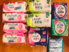 帰国セール 生理用品売ります