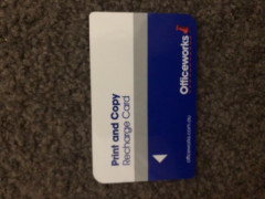 Officeworks Recharge Card売ります