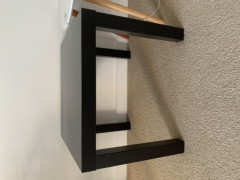 Ikea black small table