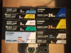 ** CASIO NAME LAND TAPE **