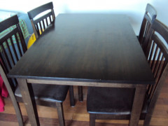 Dining table and chairs for 4 