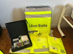 【新品未使用】Uber eats 配達カバンセット